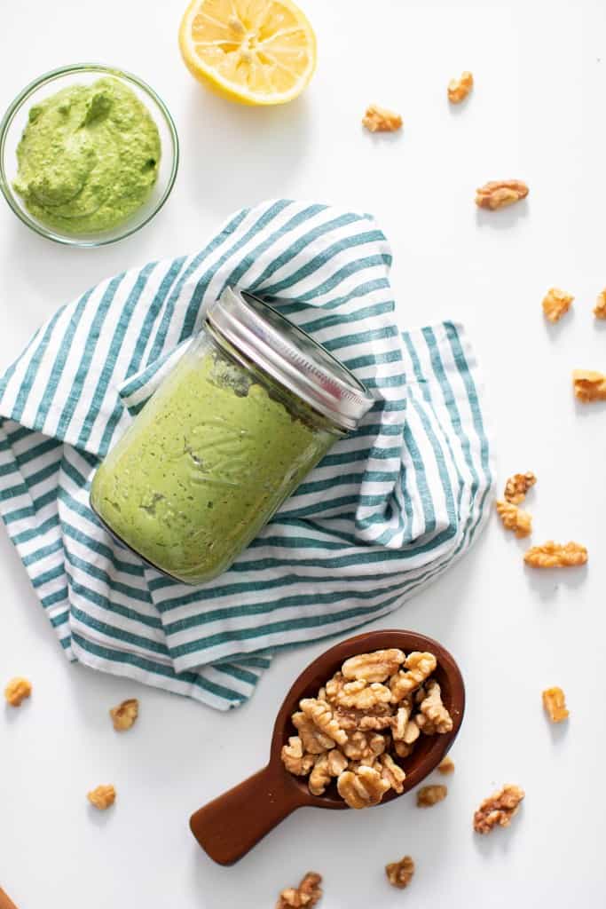 Avocado Kale + Spinach Pesto Sauce