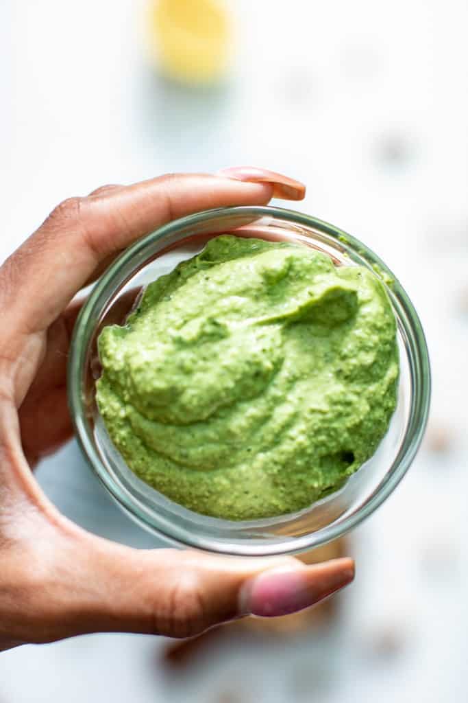 Avocado Kale + Spinach Pesto Sauce