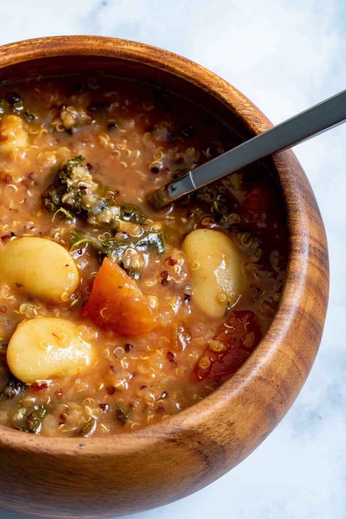 Slow Cooker Quinoa Veggie Soup
