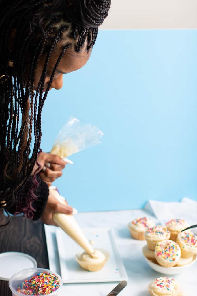 The Best Vanilla Cupcakes with Sprinkles