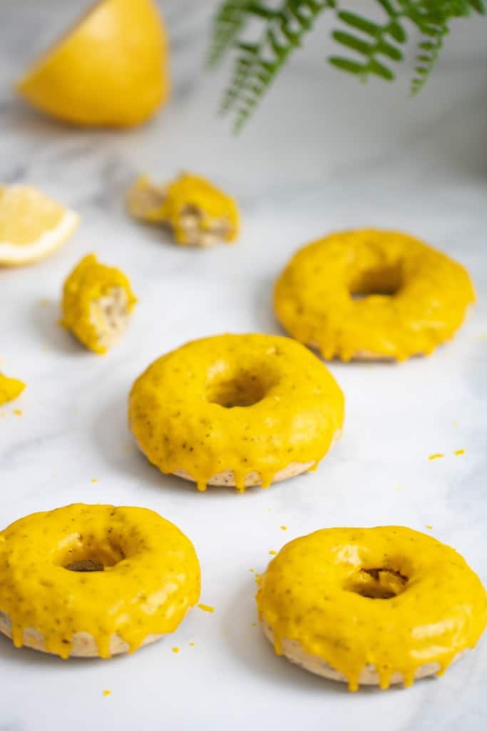Vegan Lemon Poppy Seed Donuts