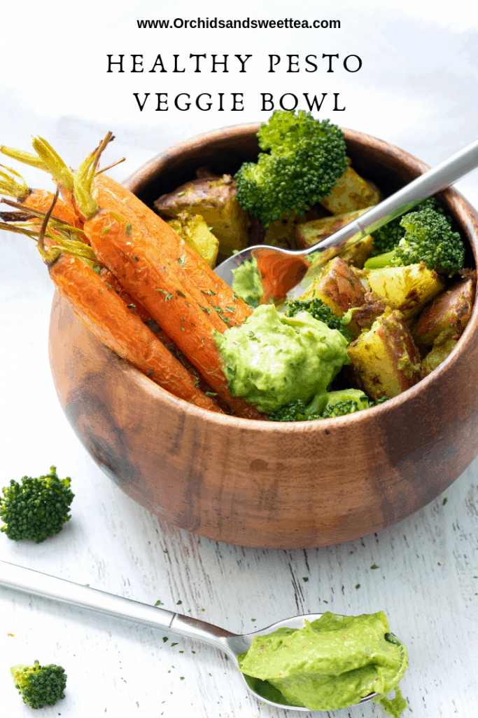 Healthy Pesto Veggie Bowl