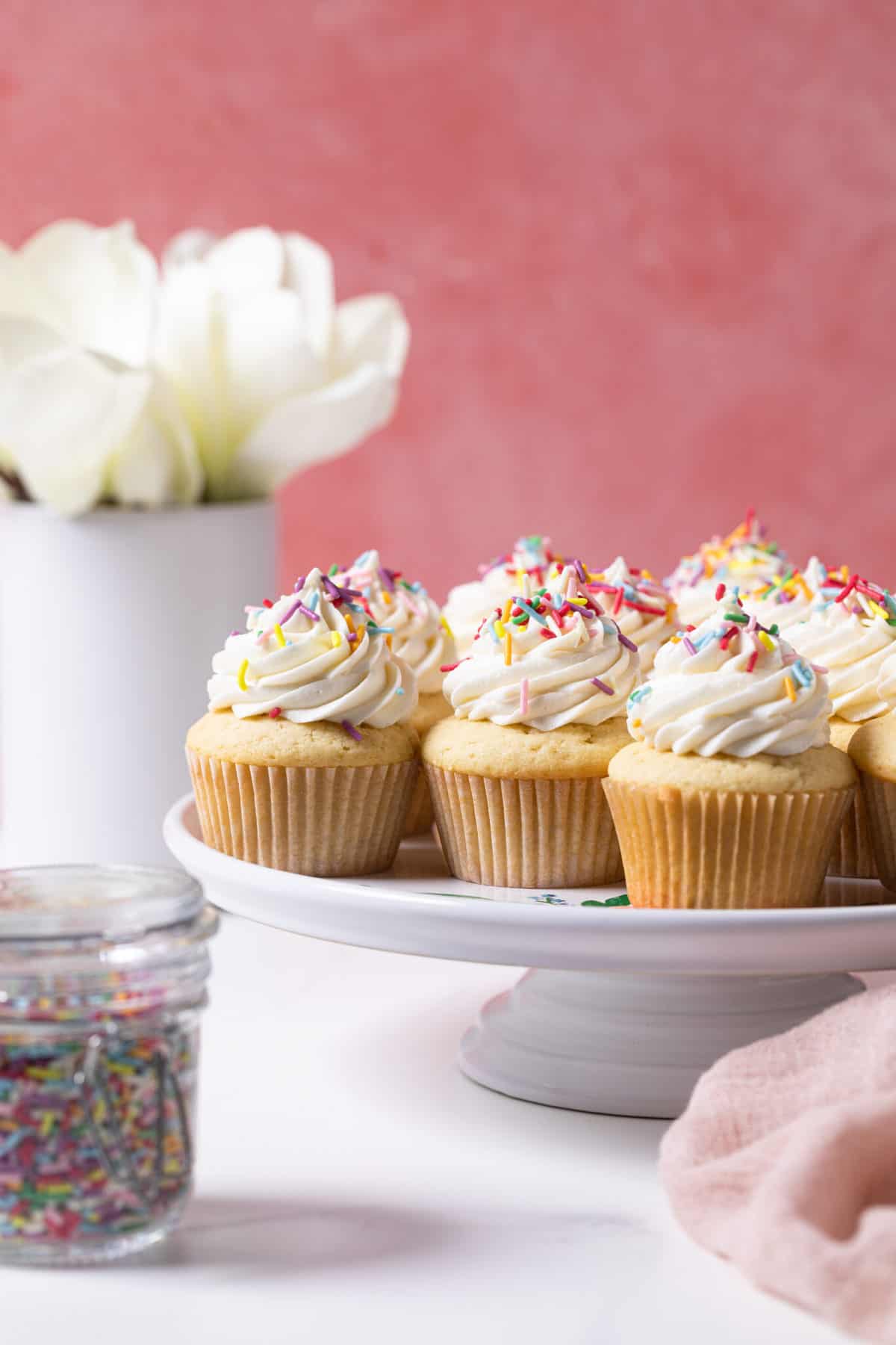 The Best Vanilla Cupcakes with Buttercream Frosting