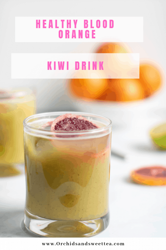 Healthy Blood Orange Kiwi Drink