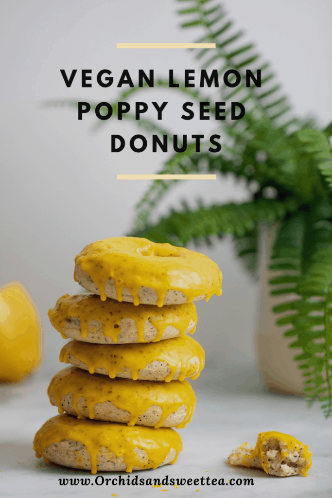 Vegan Lemon Poppy Seed Donuts