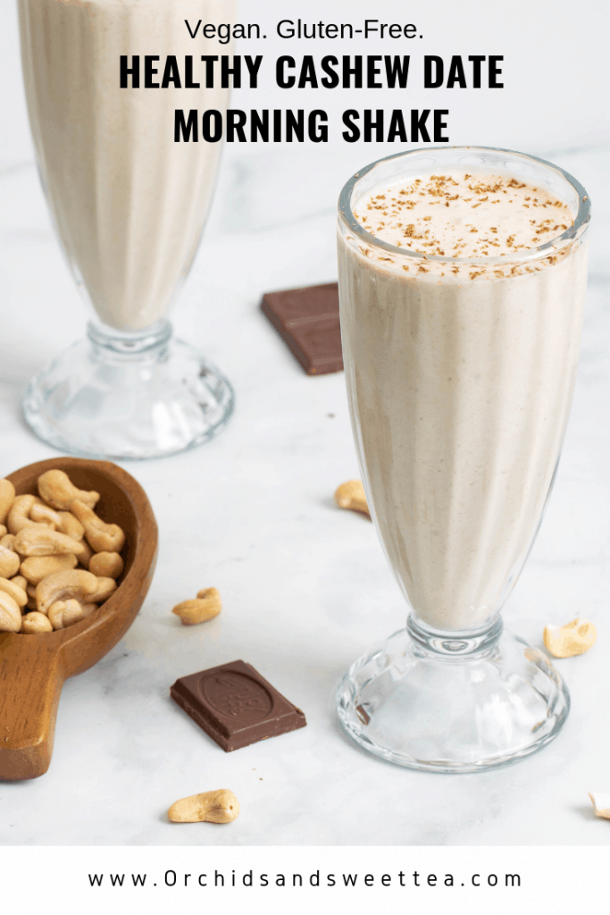 Healthy Cashew Date Morning Shake