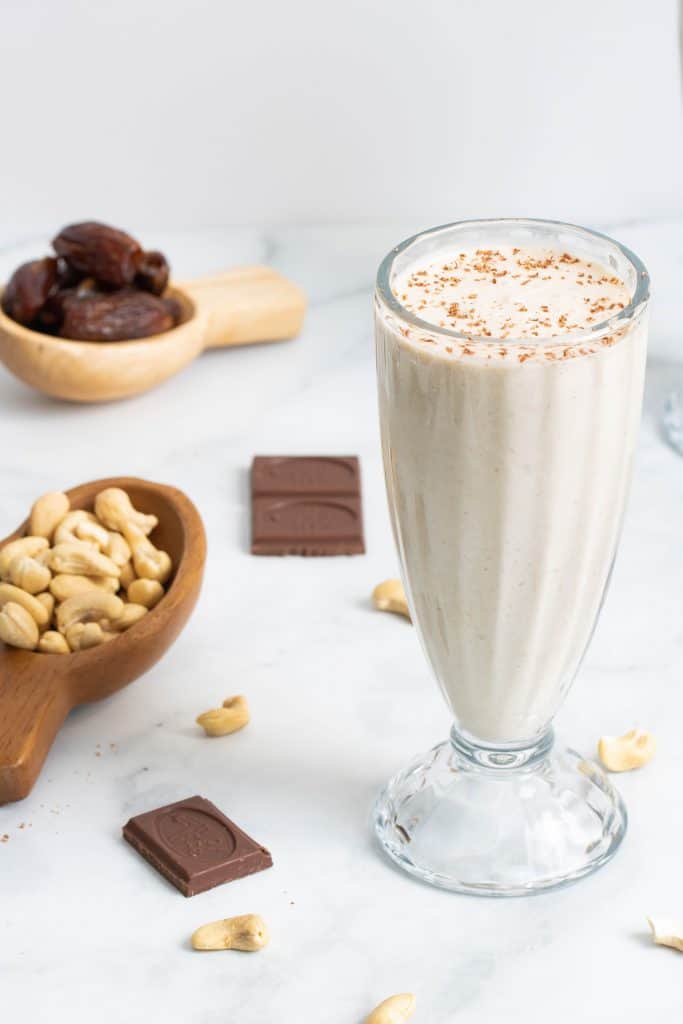 Healthy Cashew Date Morning Shake