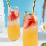 Strawberry Grapefruit Mint Spring Sodas