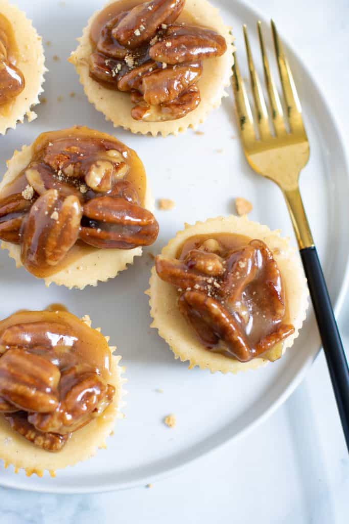 Delicious Pecan Pie Cheesecake Bites