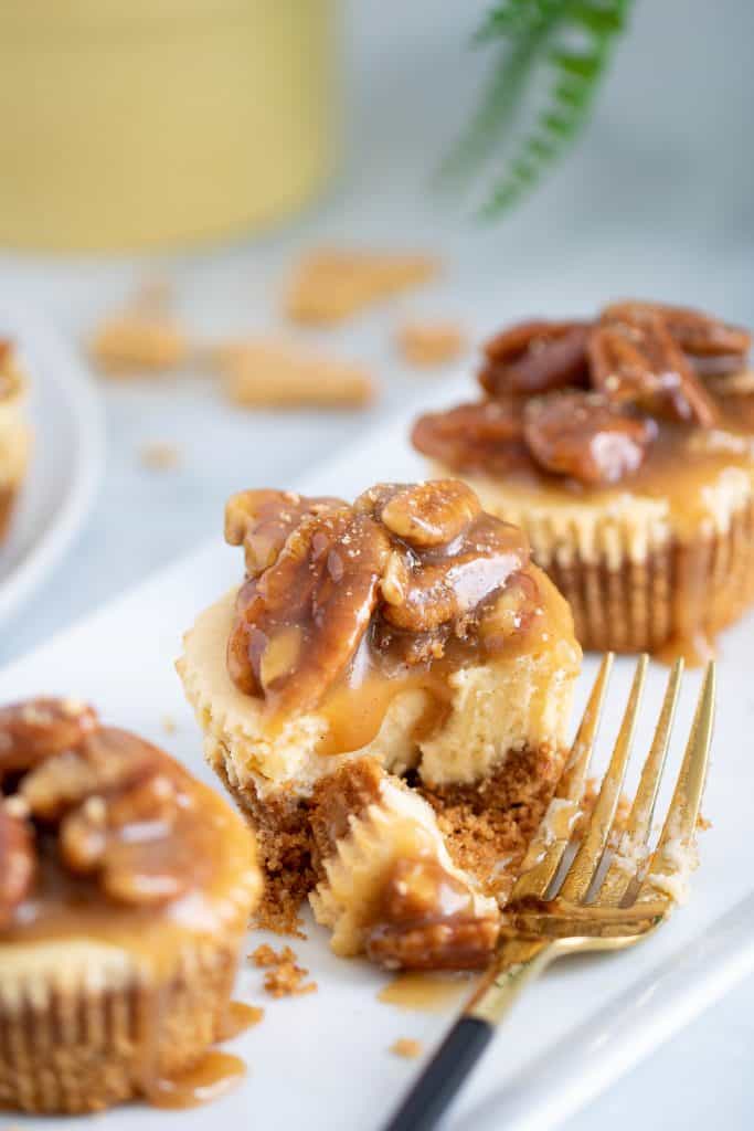 Delicious Pecan Pie Cheesecake Bites