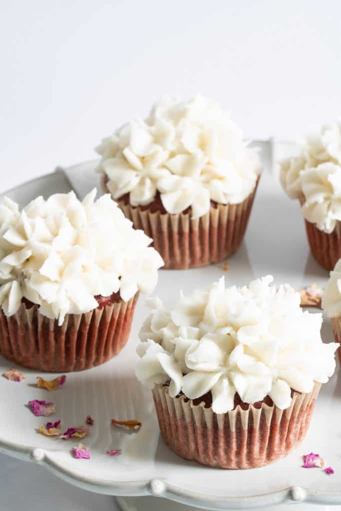 Vegan Red Velvet Cupcakes + Vanilla Buttercream