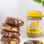 Vegan Sunflower Butter + Chocolate Doughnuts