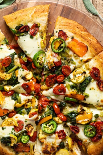 The Ultimate Veggie Pizza Recipe | Orchids + Sweet Tea