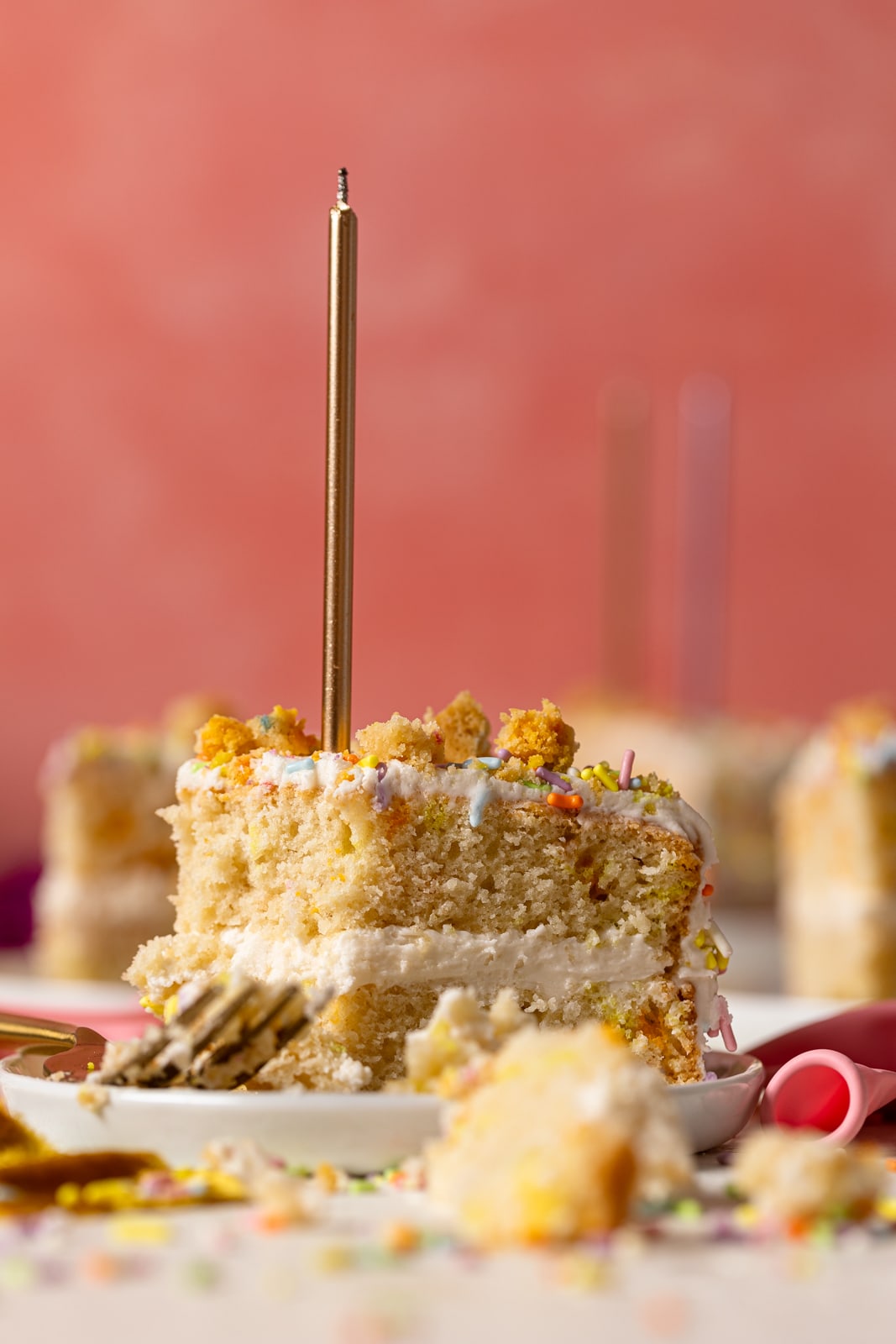Vegan Funfetti Cake + Vanilla Buttercream