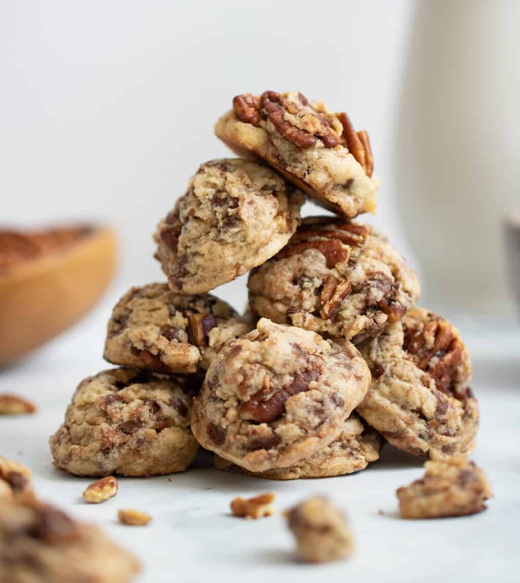 Dairy-Free Chocolate Chip Pecan Cookies. A fall dessert recipe hit!