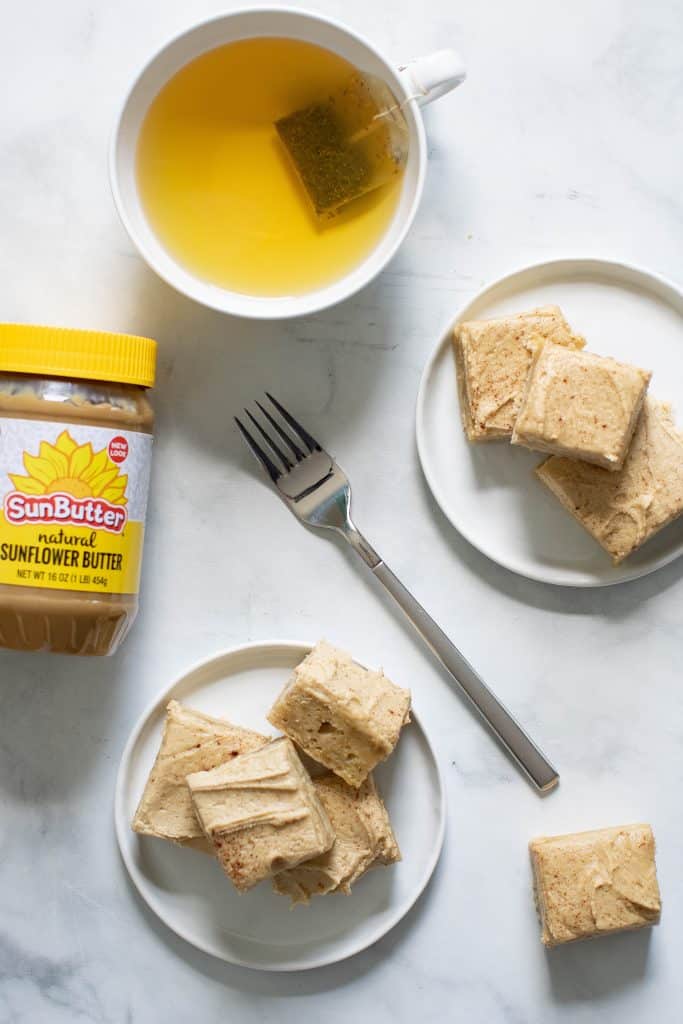 Banana Sheet Cake + Sunflower Butter Frosting