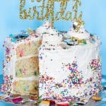 Vegan Funfetti Cake + Vanilla Buttercream