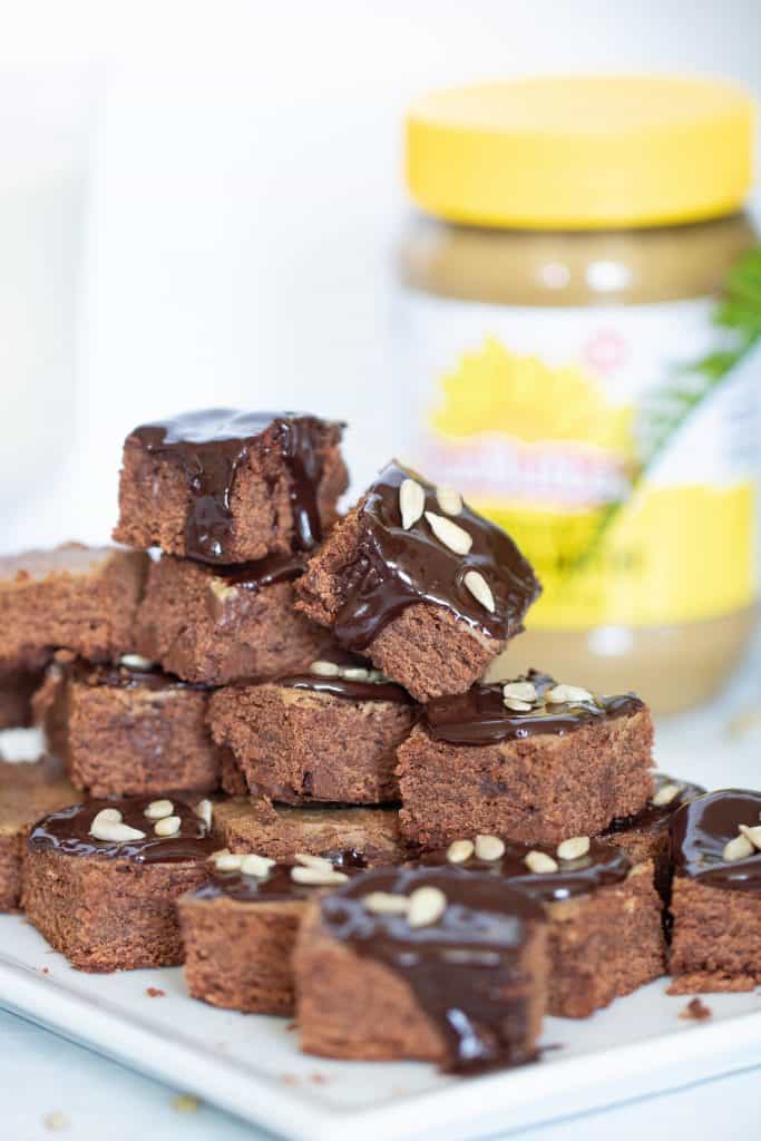 Mini Sunflower Butter Brownie Bites