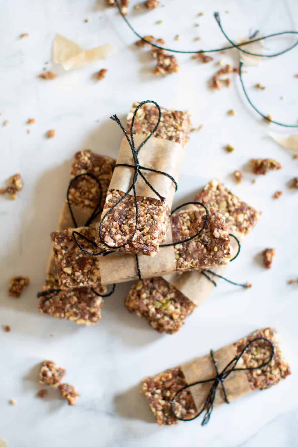 No-Bake Cacao Date Loaded Energy Bars