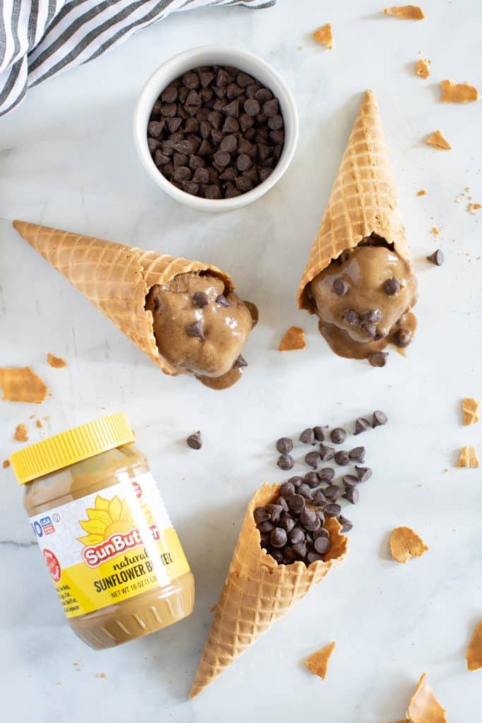 SunButter Banana Nice Cream (Vegan, Gluten-Free, Nut-Free)