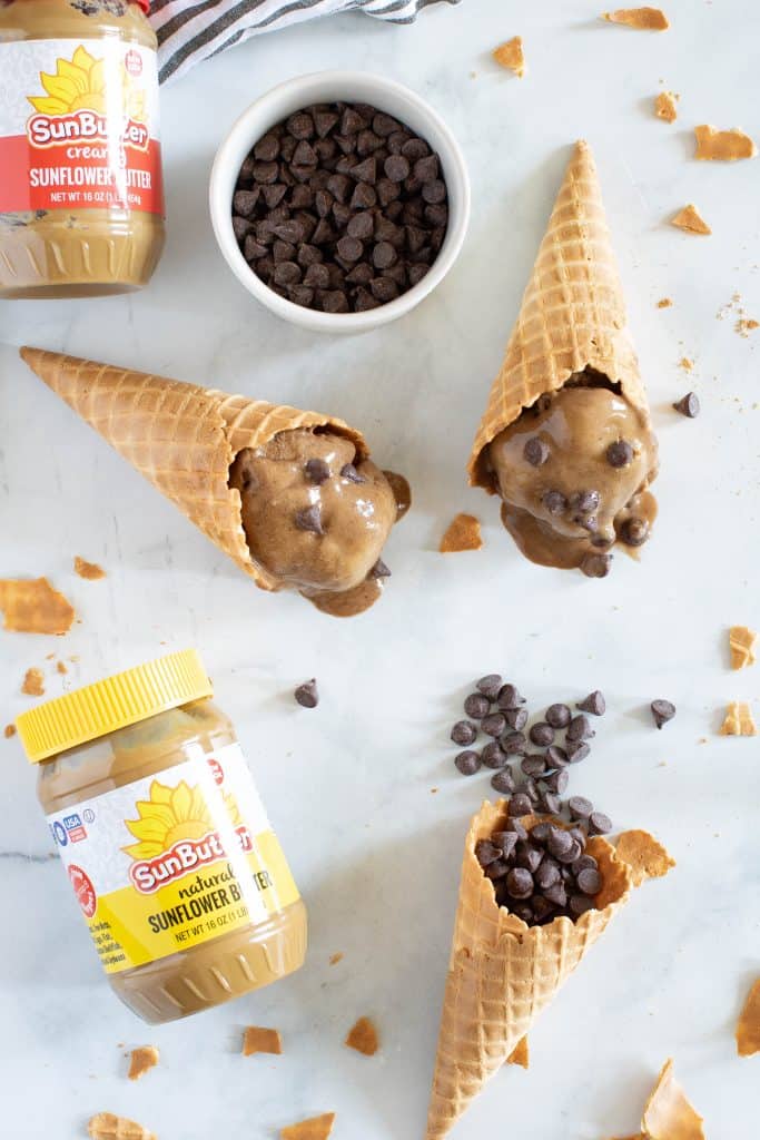 SunButter Banana Nice Cream (Vegan, Gluten-Free, Nut-Free)