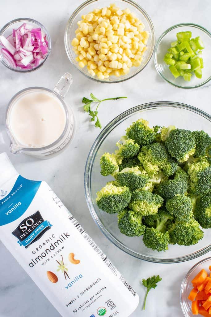 Loaded Dairy-Free Broccoli Cheddar Soup