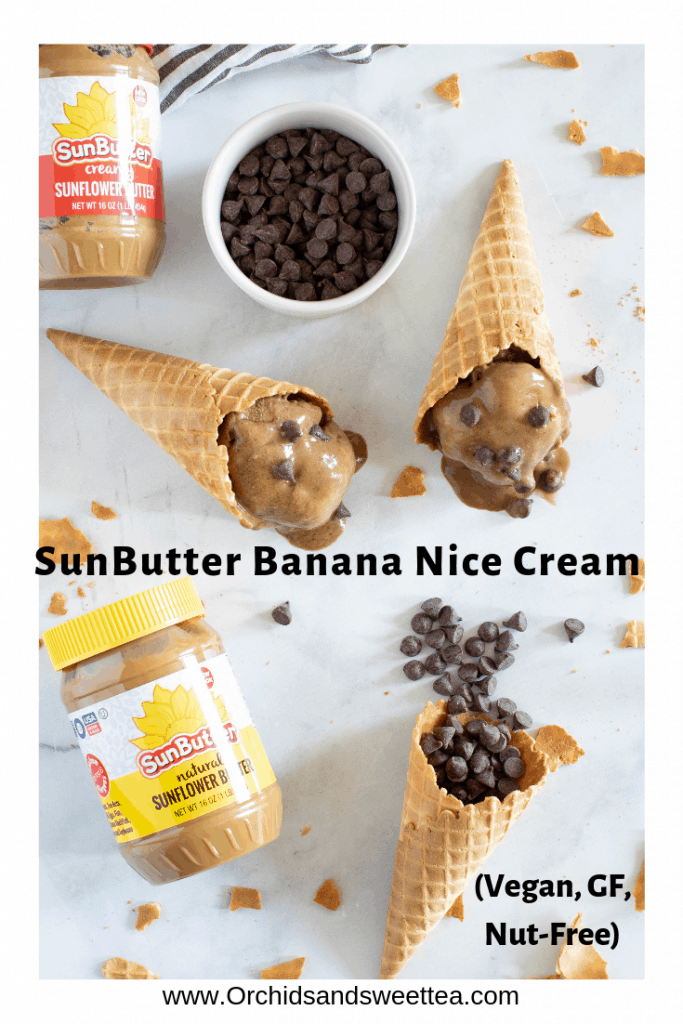 SunButter Banana Nice Cream (Vegan, Gluten-Free, Nut-Free)