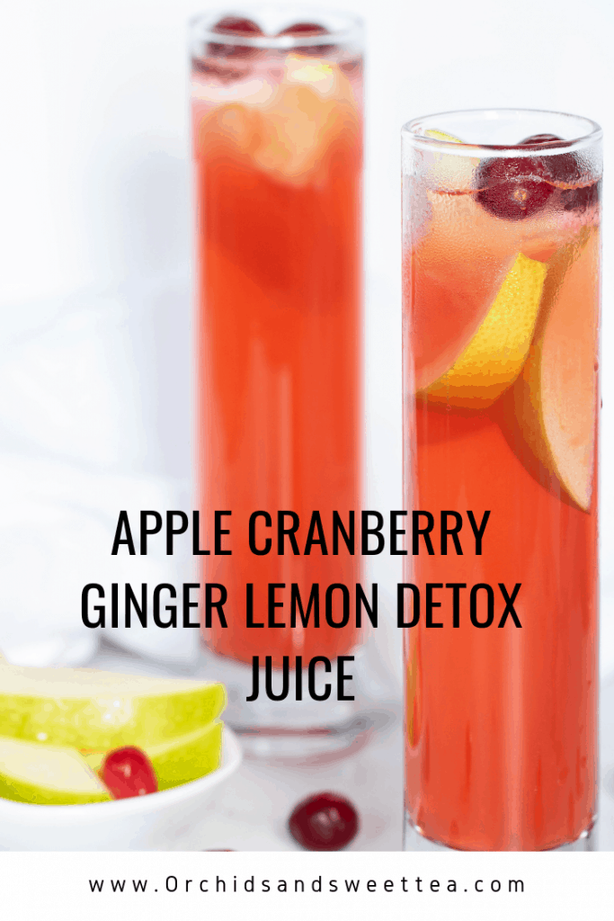 Apple Cranberry Ginger Lemon Detox Juice