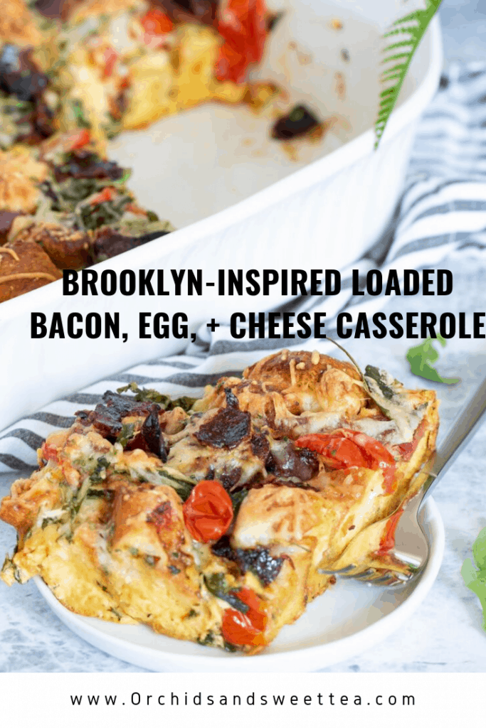 Brooklyn-inspired Loaded Bacon, Egg, + Cheese Casserole