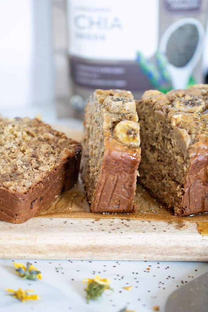 Vegan Chia Seed Maple Banana Bread