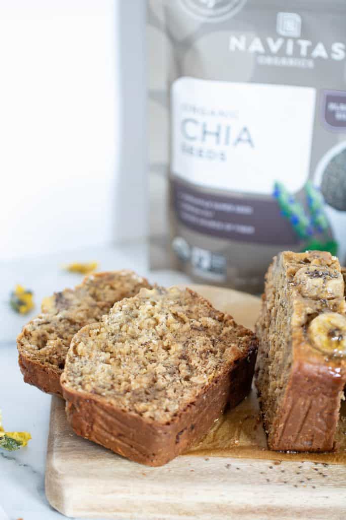Vegan Chia Seed Maple Banana Bread