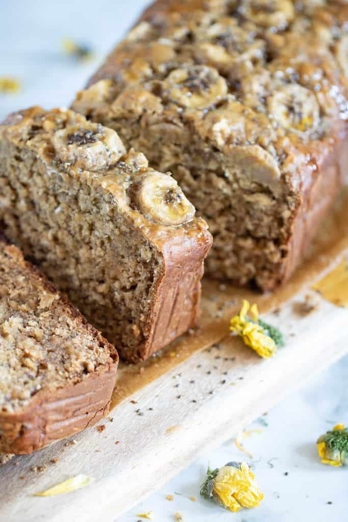 Vegan Chia Seed Maple Banana Bread