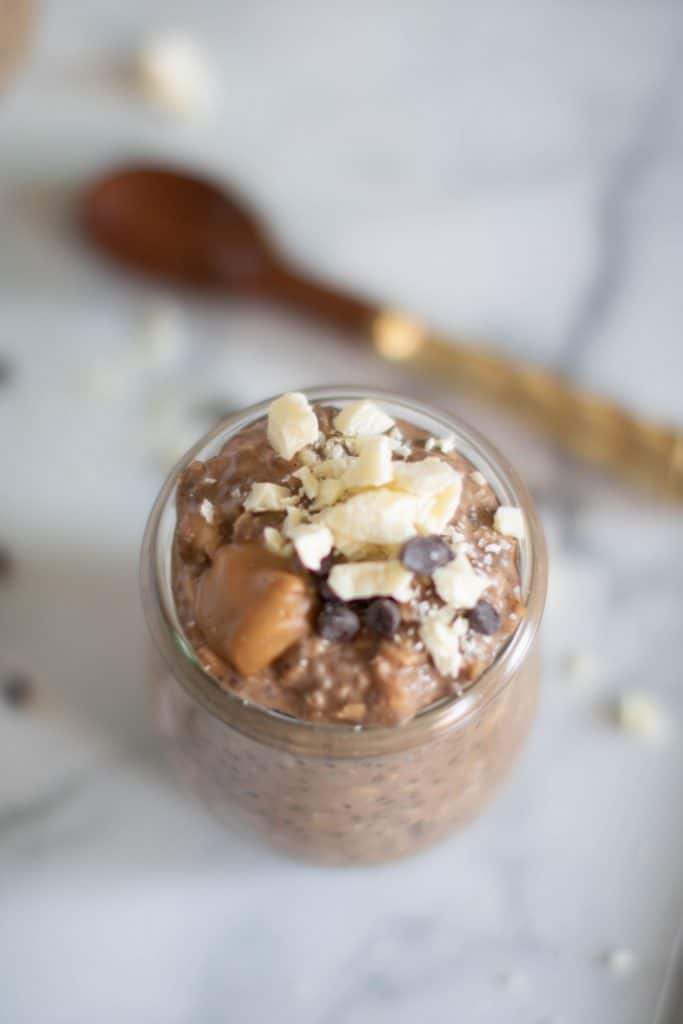 Superfood Overnight Oats: Maca, Cacao, + Chia Seeds - Orchids + Sweet Tea