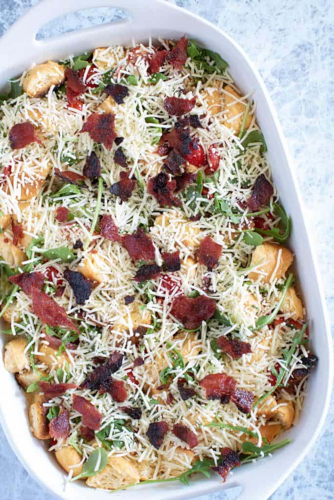 Brooklyn-inspired Loaded Bacon, Egg, + Cheese Casserole