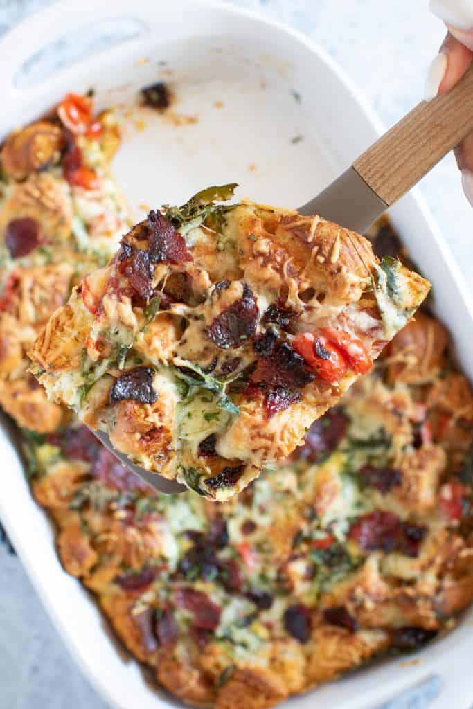 Brooklyn-inspired Loaded Bacon, Egg, + Cheese Casserole