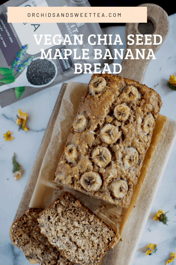 Vegan Chia Seed Maple Banana Bread