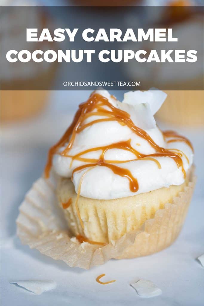 Easy Caramel Coconut Cupcakes