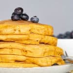 Easy Vegan Pumpkin Poppyseed Pancakes