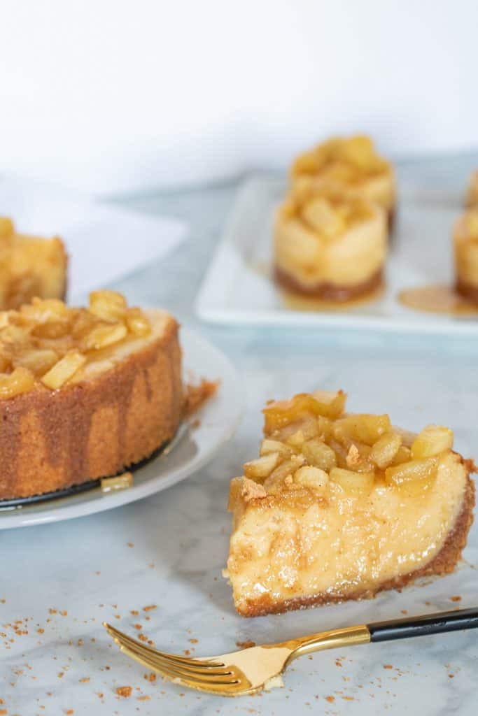 Best Caramel Apple Spice Cheesecake