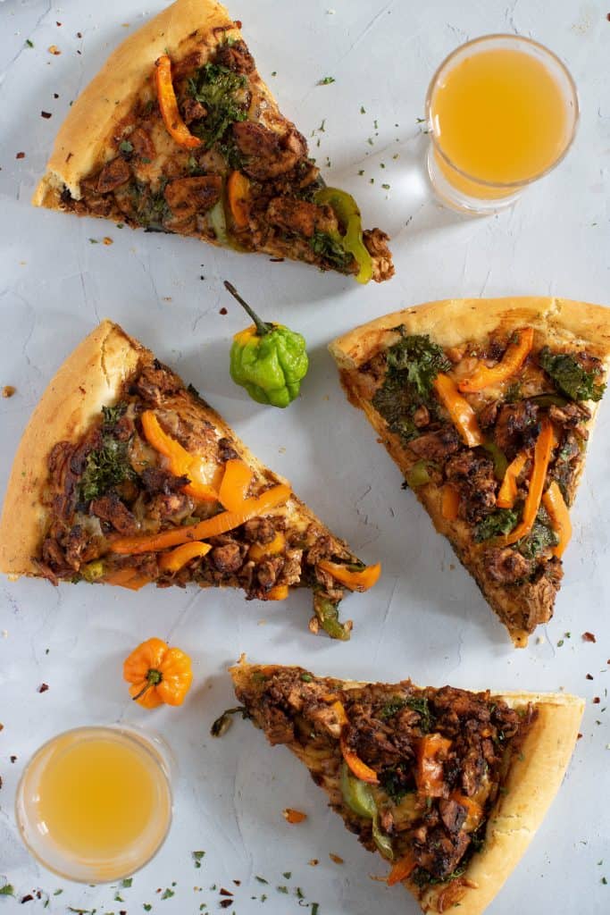 Best Homemade Jamaican Jerk Chicken Pizza