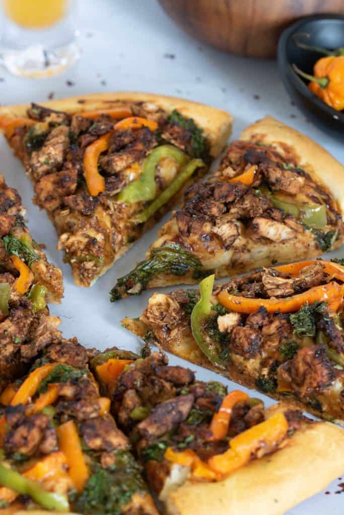Best Homemade Jamaican Jerk Chicken Pizza