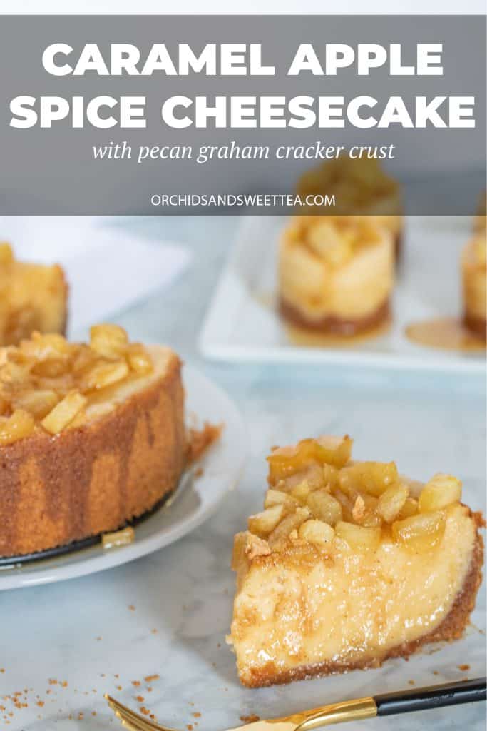 Best Caramel Apple Spice Cheesecake