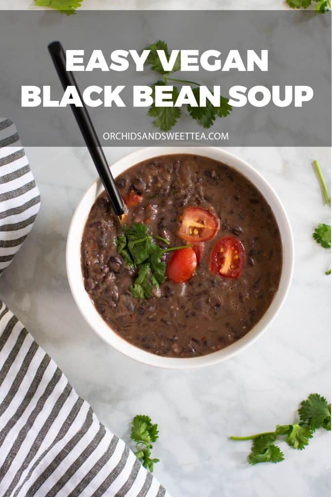 Easy Vegan Black Bean Soup