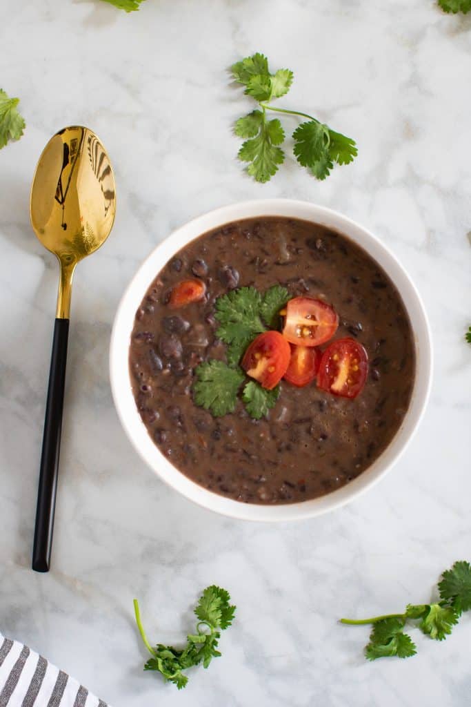 Easy Vegan Black Bean Soup