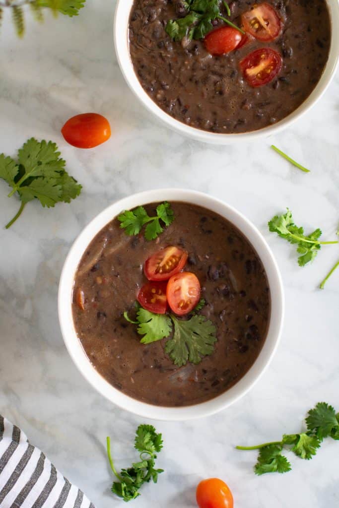 Easy Vegan Black Bean Soup