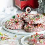 Vegan Red Velvet Baked Donuts