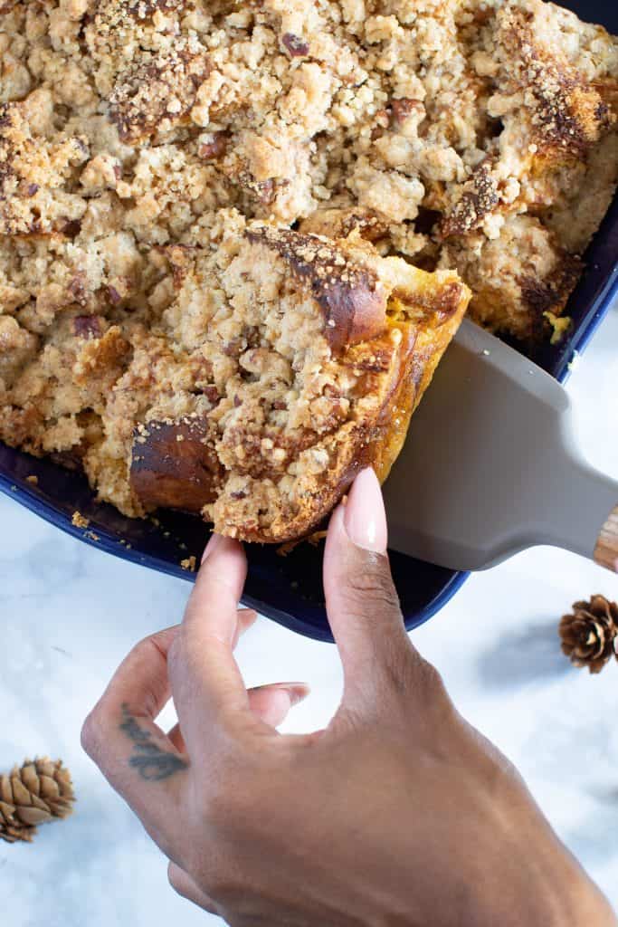 Baked Pumpkin French Toast Casserole