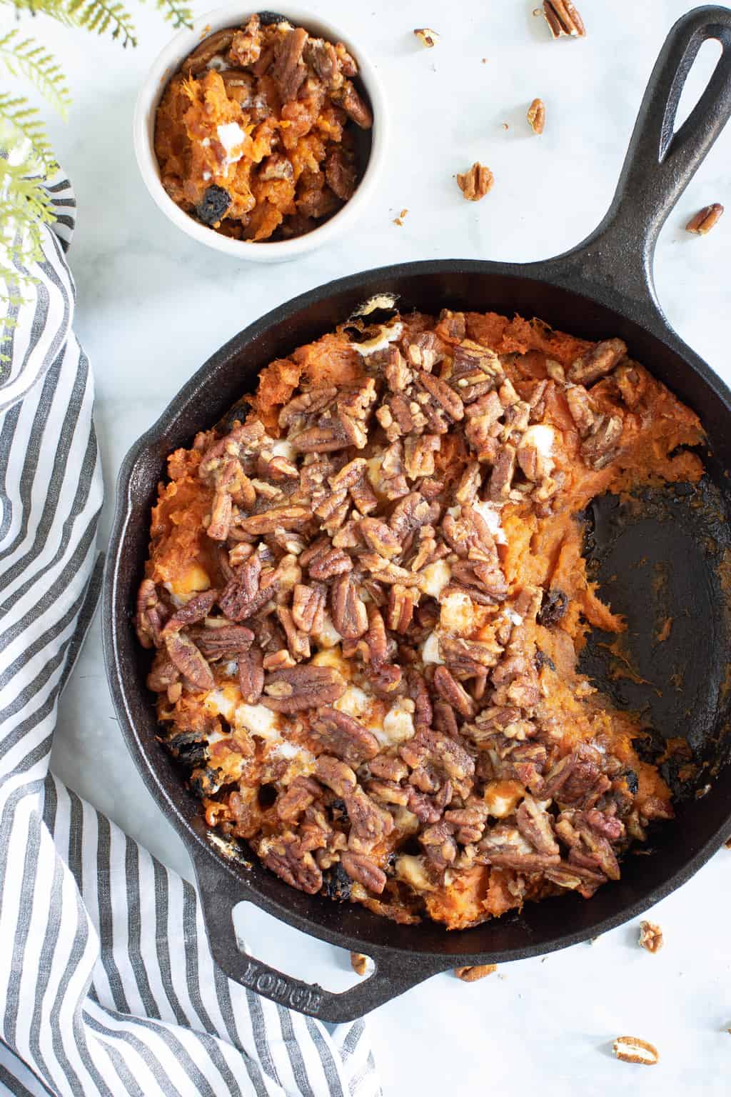 Vegan Skillet Sweet Potato Casserole-image