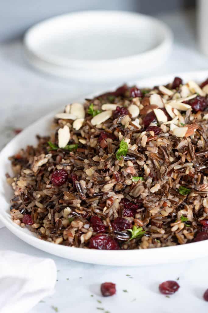 Easy Vegan Wild Rice Stuffing