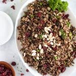 Easy Vegan Wild Rice Stuffing